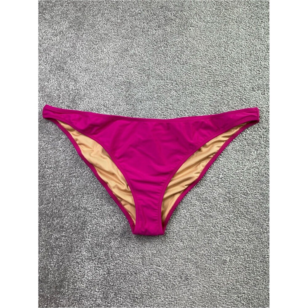 J. Crew Heritage 1989 high-leg bikini bottom Radiant Fuchsia Size 2X
